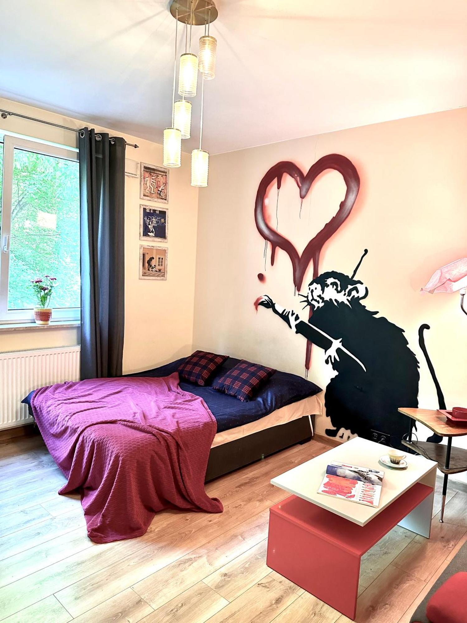 "Banksy" Art Leilighet Warszawa Eksteriør bilde