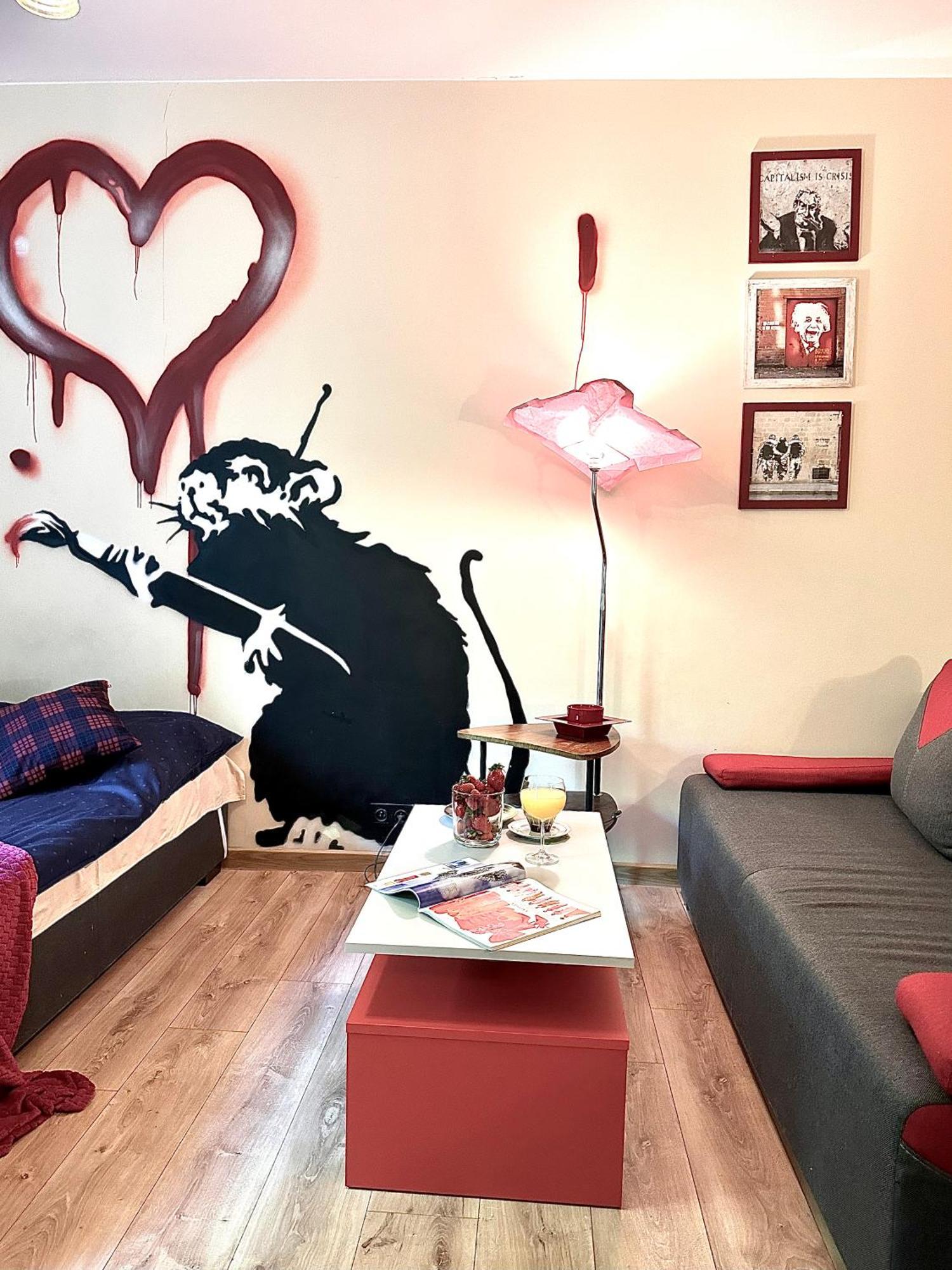 "Banksy" Art Leilighet Warszawa Eksteriør bilde